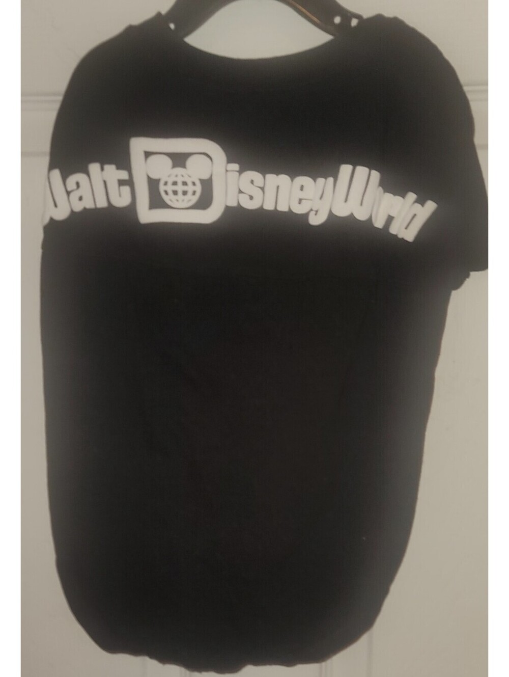 WALT DISNEY WORLD BLACK T SHIRT DOG PET LARGE